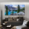 Stampe HD Poster Su La Casa Paesaggi Dipinti A Cascata Naturali Arte MuraleシナリオImmagine Cascata Soggiorno Modulare