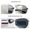 tion Metail Frame Polarized Sunglasses Men Color Changing Sun Glasses Pilot Male Day Night Driving 220620