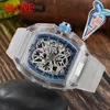 43 mm movimento al quarzo tipo barile orologio da uomo personalità tendenza skateboard adolescenti amore cronografo orologio zaffiro sport all'aria aperta orologio da polso impermeabile