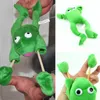 Flying Monkey Toys Chicken Duck Frog Cow Screaming Flying Slingshot Fun Plush SD556