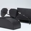Designer de luxe lunettes de soleil polarisées rondes cadre carré hommes femmes lunettes de soleil universelles nuances rétro marque de mode lunettes plaqué13008
