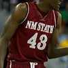 New Mexico State Aggies Basketball Jersey College Teddy Allen Sir'Jabari Rice Pascal Siakam Johnny McCants Will McNair Jr. Donnie Tillman Clayton Henry Yuat Alok 4XL