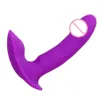 IKOKY Vibratore per masturbazione femminile per donna Dildo indossabile Massaggio vaginale Stimolatore per clitoride Giocattoli sexy anali in silicone