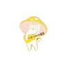 Champignon Émail Badges Broche Anime Pins Mignon Décoratif Sur Sac À Dos Chat Concert Épinglettes Broches Retour à L'école Cadeau pour Vêtements Chapeaux