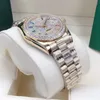 Ladies Automatic Watch 36mm Diamond Bezel Sapphire Face Rainbow Square Diamond Ding rostfritt stål 2022