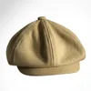 Berretti Casquette Tela di cotone Gusto Cappello Sboy da uomo Maschile Testa grande Berretto Lady Retro British Motorcycle Boy BLM66Berets Wend22