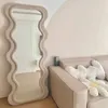 Makeup Hotel u skórzane lustro LED ekran dotykowy kosmetyczny Ultrafragola Wavy Mirror