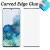 3D Curved Edge Glue Tempered Glass Case Friendly Screen Protectors For Samsung Galaxy S24Ultra S23 S22 S21 S8 S9+ S10E S20 Plus Note8 9 10 Note20 Ultra P30 P60 Mate40 Pro
