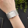 Polshorloges Grealy Brand Women's Square 2022 Diamond Watch Dial Women Watches Bracelet Gold/Rose Gold/Silver Band met doos
