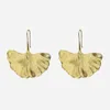 Ztech Charms Gold Color Leaves Metal Earrings For Women Girls Korean Geometric Boho Statement Bijoux Party Gift Pendientes G220312