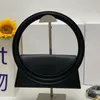 Round Handle Tote Bag Women Handbag Purse Sheepskin Shoulder Cross Body Bags Strap Fashion Letters Internal Card Interlayer Fold Pouch Solid Color Totes