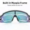 Rockbros Cycling Glasses Поляризованные велосипедные очки очки Myopia рамка UV400 открытые спортивные солнцезащитные очки.