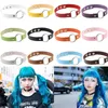 Chokers punkowy skóra Small Circle Choker Naszyjnik Kobiety Legsneckwrist noszą wielofunkcyjne funky chockerowe mody biżuterii sidn22