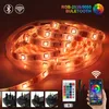 Strips LED Strip Lights WiFi Iuces RGB SMD2835 Waterproof Bluetooth Flexible Lamp Tape Ribbon Diode DC12V Color IP65 LightingLED StripsLED