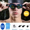 JSJM Nouveau Professionnel Placage Étanche Clair Double Anti-buée Lunettes De Natation Anti-UV Hommes Femmes Silicone Lunettes De Natation Lunettes G220422