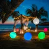 Neuheit Lighting Swimming Pool Spielzeug 13 Farben Glühen Ball aufblasbare LED -Strandball -Wasserspielausrüstung Unterhaltungsabschiff Dropshipping