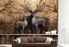 HD 3D stereoscopic Wallpaper Mural tree vine Wall paper Mural For Kids Living Room Bedroom Sofa TV Background Decoration