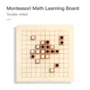 Montessori Matematik Öğrenme Oyuncak Oyunları Numaraları Çocuklar İçin Abacus Board 220715