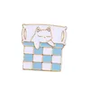 Spille con risvolto smaltate Spille Divertenti Cartoon Gattino Gatto Distintivo animale Ins Cute Anime Spilla Accessori squisiti 1 79ks E3