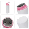 Portable 600ml Sippy Cups DIY Sublimation Blanks 20oz Water Bottle Kids Sport Tumbler Aluminum Mug Drinking Cup With Straws Lids FY5406 0809