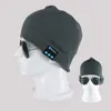 Bérets Femmes Hommes Sans Fil Smart Bluetooth Tricoté Parler Bonnet Cap Casual Hiver Unisexe Musique Casque Chaud Bonnets Chapeaux CP0322Bérets