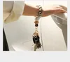 Stock Silicone Bead Bracelet Female Tassel Key Chain Party Favor Pendant Bracelets Rubber Wristband Fashion Keychain Wristlet Bangles Holder Wrist Ring Jewelry