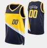 디자이너 커스텀 농구 유니폼 Jersey Tyrese Haliburton Lance Stephenson Buddy Hield Malcolm Brogdon City Jersey Edition TJ McConnell Myles Turner Chris