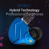 Koptelefoon Oortelefoon ZSN Pro Hangende in-ear monitor Metaal Technologie Hifi Bass Oordopjes Sport Ruisonderdrukkende headset Gamer CCA