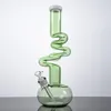 Unique Big Glass Bong Tall Rigs Conduites d'eau en verre de 5 mm d'épaisseur Bécher d'eau Bongs Joint femelle de 18 mm avec bol Diffus Downstem