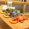 Lobster grote simulatie pluche speelgoed gevulde zachte kussen levenachtige dieren slapende pop voor meisjes kinderen leuk geschenken home decor