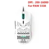 AJ390/AJ39Light Ağırlık Kablolu Mouse Hollow-out Gaming Mouce Mouse 6 DPI Windows 2000/XP/Vista/7/8/10 Sistemleri için Ayarlanabilir 7 Tuş