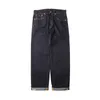 Jeans pour hommes Red Japan Imported 12oz Selvedge Denim For Men Loose Straight FitMen's Men's Men's Heat22