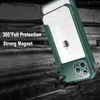 Держатель стенда карты карты магнитные PU Flip кожаные чехлы для iPhone 13 12 11 Pro Max XR 7G 8 плюс SE3 Galaxy S22 Ultra S22 + Clean Back PC TPU Couripe Courne