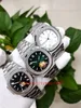 Series Classic Series U1 Men's Watches 40mm Green Black White Dial 5711/1A سوار الفولاذ المقاوم للصدأ ETA 2813 حركة أوتوماتيكية شفافة