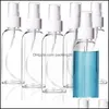 60Ml 2Oz Extra Fine Mist Mini Spray Bottles With Atomizer Pumps For Essential Oils Travel Per Portable Makeup Pp/Pet Plastic Drop Delivery 2