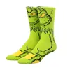 DHL Fast Cotton Down Yarn men039s Grinch Christmas socks Spring Autumn and Winter wear Funny Anime Street Wind Skateboard in th3012940