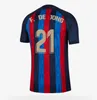 Lewandowski Soccer Jersey 22 23 Ansu Fati Barcelonas Pedri Gavi Ferran Raphinha 2022 2023 F. de Jong Dest Dembele Camisetas Football Shirt Men Kid