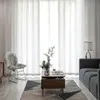 Tende tende tende trasparenti per soggiorno decorazione per la casa tulle in stile giappone trattare la finestra camera da letto moderna vocomica bianca drapescurtain