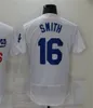 22 Maillot de baseball Clayton Kershaw 16 Maillots cousus Will Smith Hommes Femmes Jeunesse Taille S - XXXL