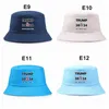 Trump Bucket Sun Cap 28 Style USA Wybory Trump2024 Fisherman Hat Read America Great Party Hats BBE13678