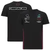 Herr- och kvinnors nya T-shirts Formel One F1 Polo Clothing Top Racing Suit Officiellt Samma stil Lag enhetlig fläkt Kortärmad snabbtorkande topp kan vara O798
