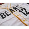 XFRSP Mężczyźni Bad S Bears Baseball Jersey 3 Kelly Leak 12 Tanner Boyle Dowolne Gracz lub Numer Stitch Sewn Stitch Sewn High Quality Movie Koszulki