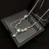 Chains Necklaces Stone Silver For Necklace Pendant Women Initial Men Small Letter NecklaceChains