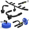 Tillbehör Fitness Deadlift Barbell T-Bar V-Bar Attachment Styrketräning Sätt i tallrik Gripshandtag för Gym Workout Equipments