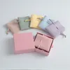 100pcs 8x10cm microfiber wedding ring earrings drawstring gift bags Valentine's Day jewelry Bag