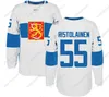 MAG MIT 2016 Puchar Świata w Hokeju Drużyna Finlandii Jersey Komarov Granlund Haula Ristolainen Filppula Vatanen Rask Jokinen Men Men Młodzież Custom Hoceky