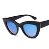 Gafas de sol de ojo de gato para mujer, lentes de Color tintado para hombre, gafas de sol con forma Vintage, gafas de mujer, gafas de sol de diseñador de marca azul