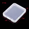 Nytt skydd Case Card Container Memory Card Boxes Tool Plastic Transparent Storage Box Mini Lätt att bära Box