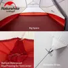 Naturehike Cloud Up Upgrade Camping Tent Outdoor Single Person 20D Silicone 1.2kg Ultralight Tent Portable Camping Hiking Beach H220419