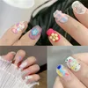 Decoração de unhas fototerapia cola mangueira elástica 5d géis sólidos doces macaron translúcido 10 colorido em gel de gel de diy suprimentos de arte